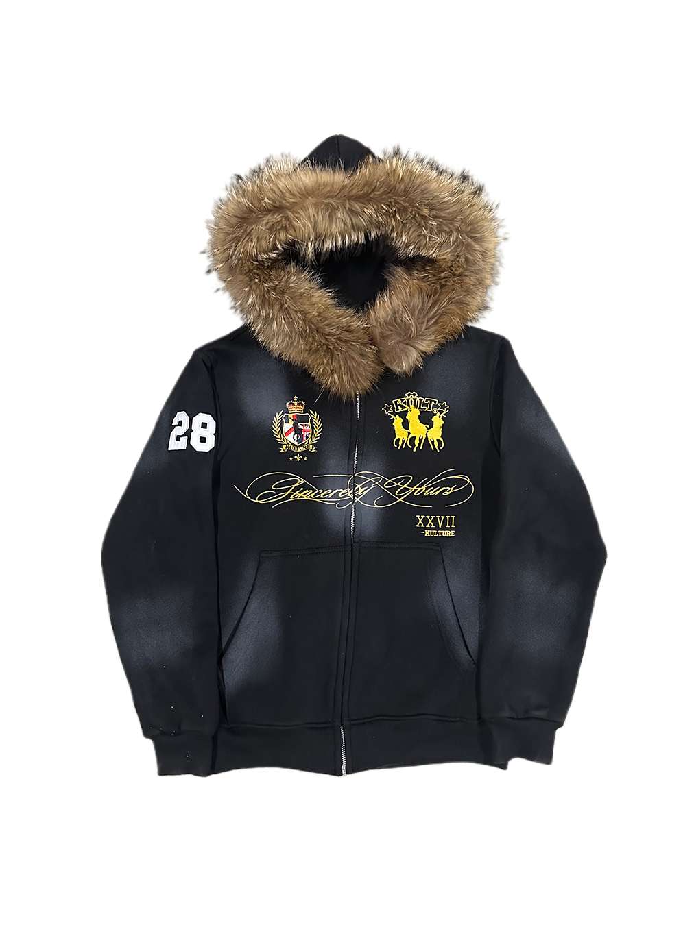 Royal Kulture Fur Hoodie