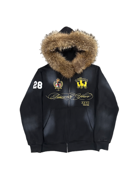 Royal Kulture Fur Hoodie