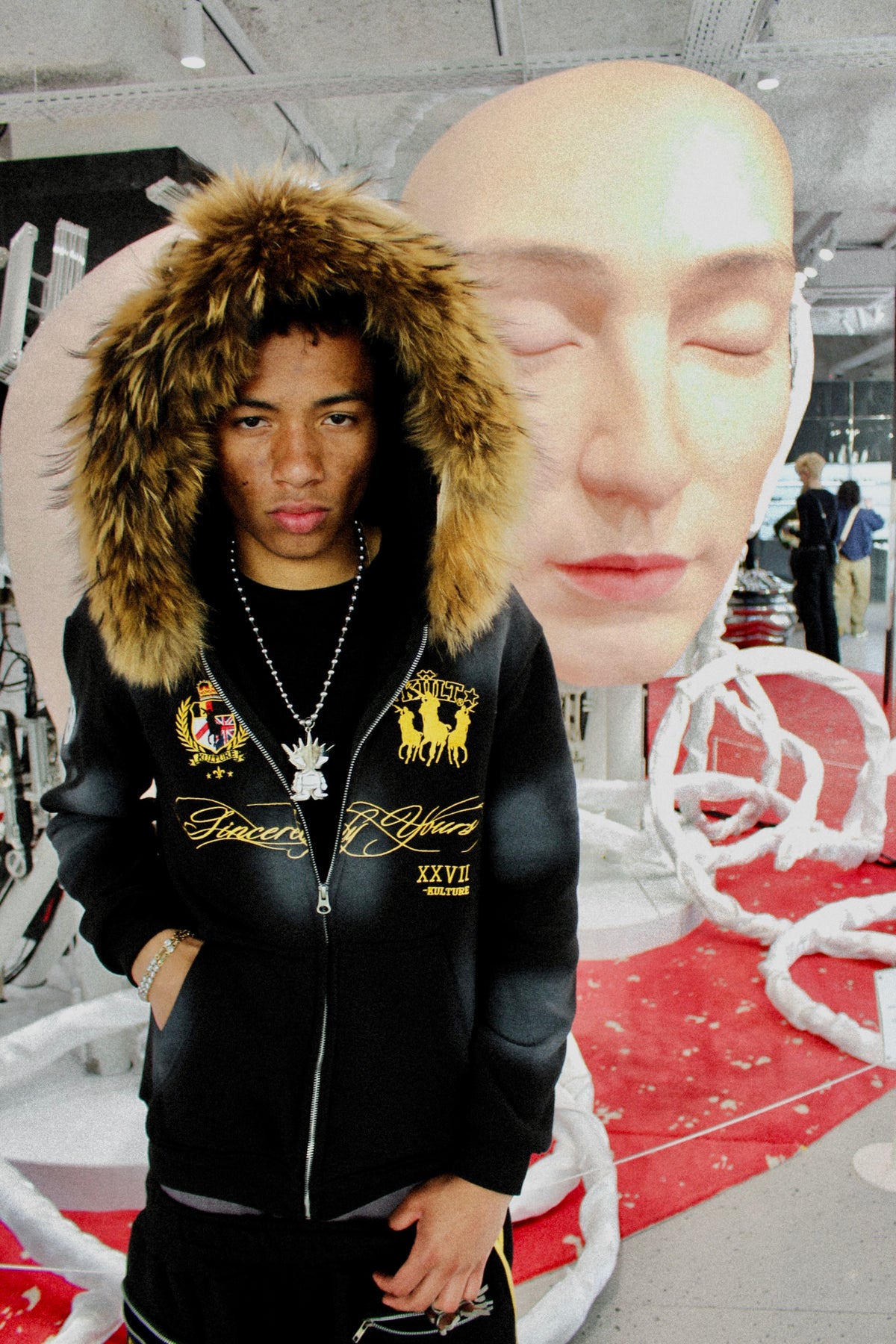 Royal Kulture Fur Hoodie
